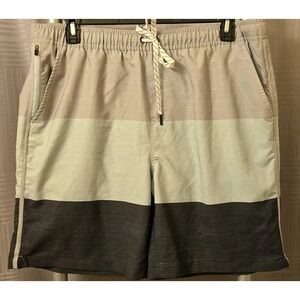 Eddie Bauer Sport Colorblock Blue Swim Trunks Shorts Mens X-Large
